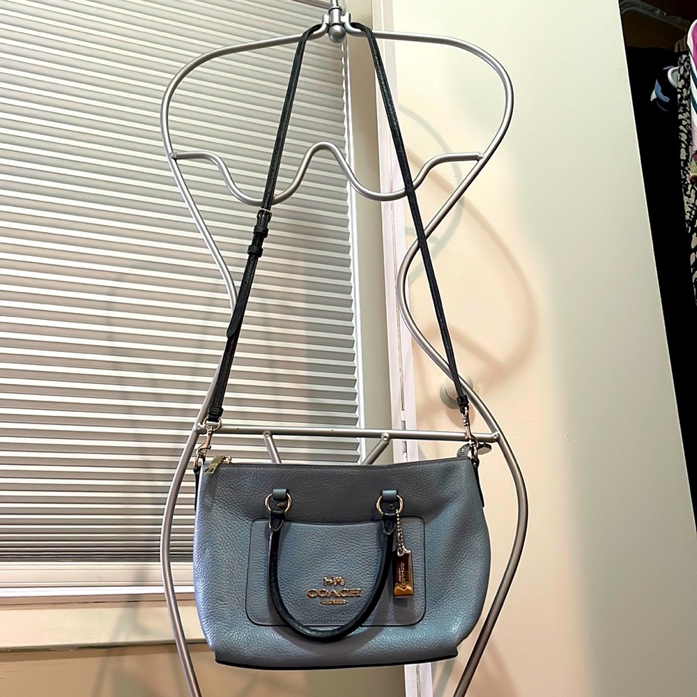 Coach purse blue crossbody